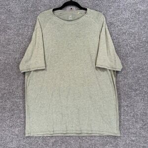 Tasc Performance Tshirt Mens XL Green Bamboo Cotton Blend Short Sleeve Athletic